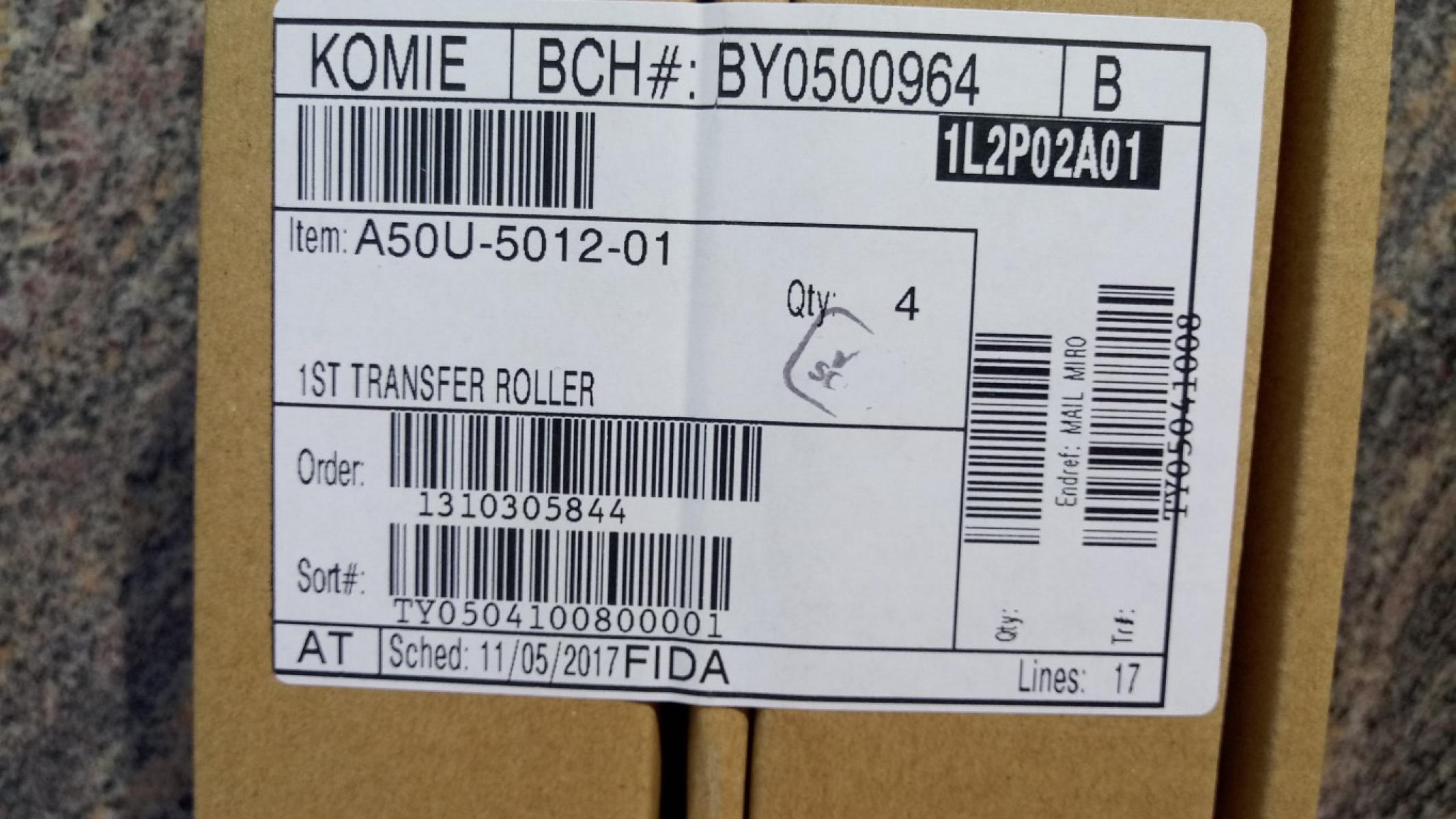 Konica Minolta Bizhub 1st Transfer Roller A50U501201, € 29,- (8130 Frohnleiten)