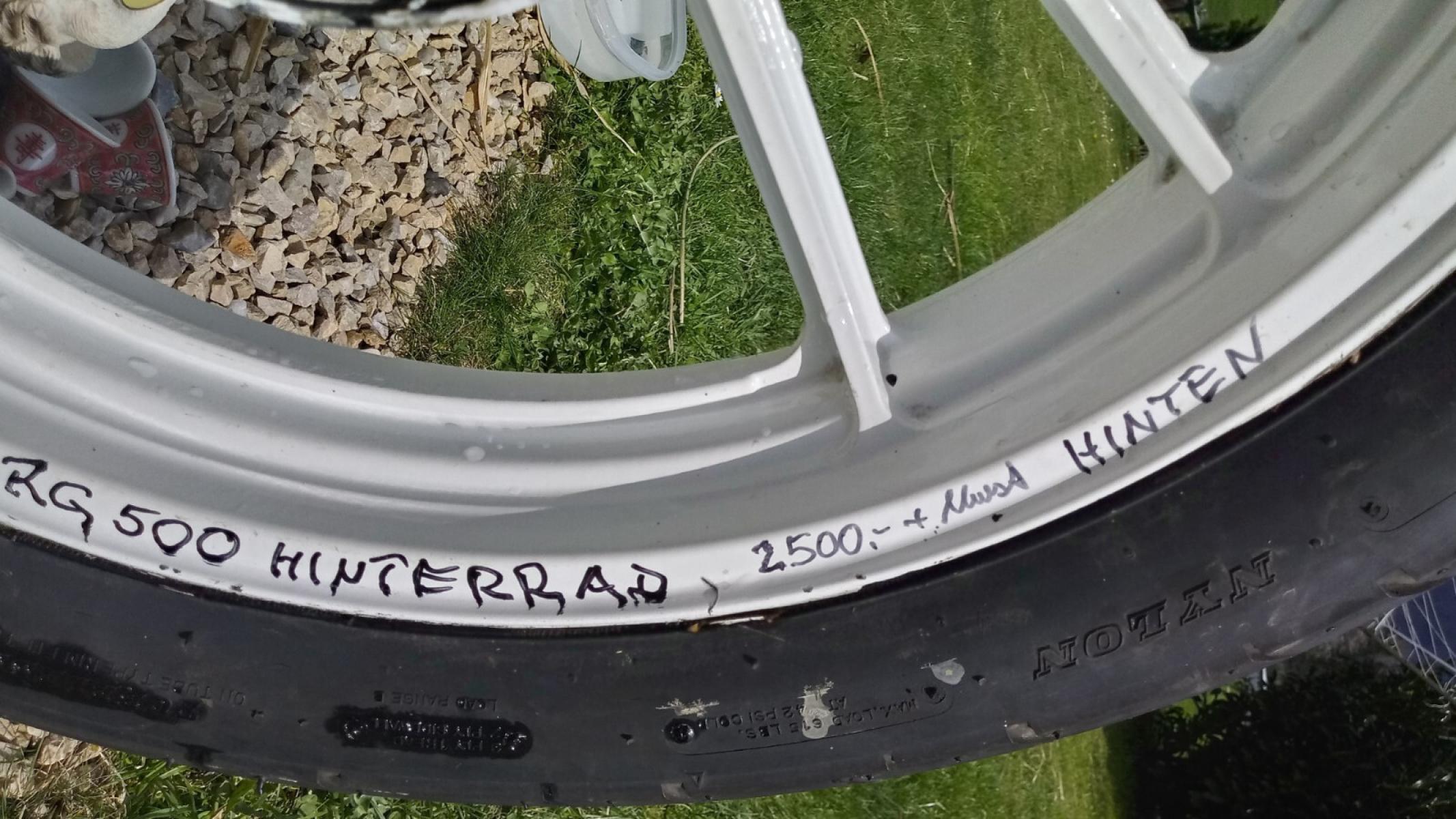 Hinterradfelge Suzuki RG500 Gamma 17 Zoll Wheel Rim Rear, € 99,- (8130 Frohnleiten)