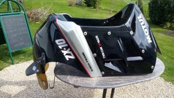 Verkleidung einer Kawasaki ZX10 Tomcat GFK Fairing
