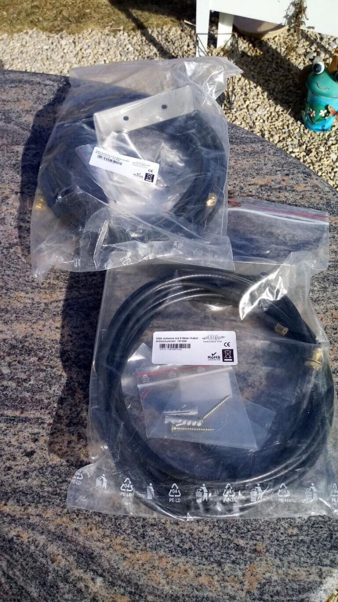 5 x SMA Antennenkabel antenna cable (1-5 Meter Länge), € 39,- (8130 Frohnleiten)