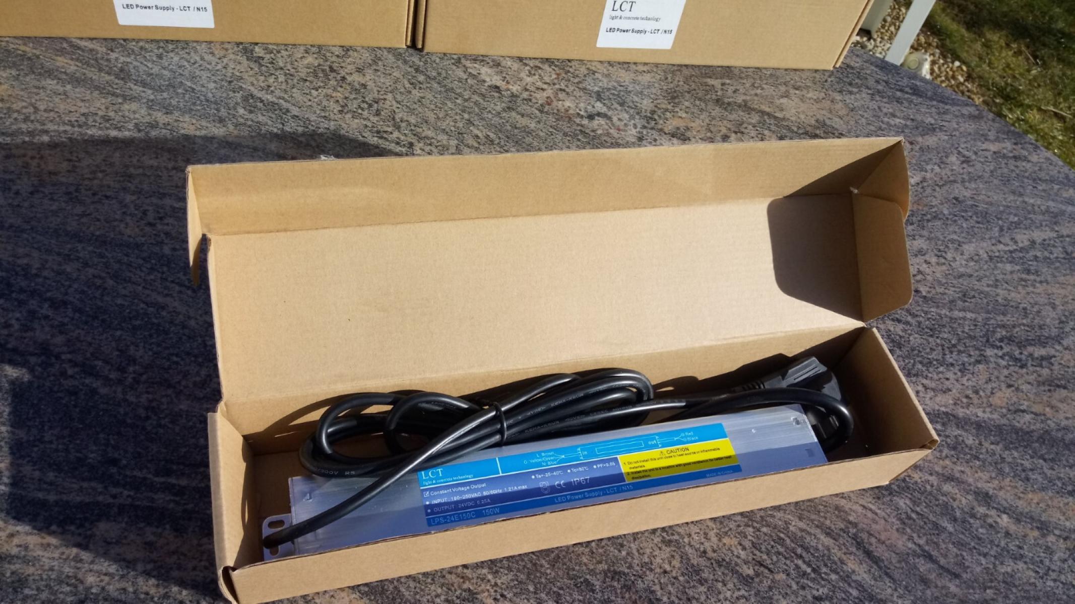 LCT LED Trafo 24V LPS-24E150C 6,25A