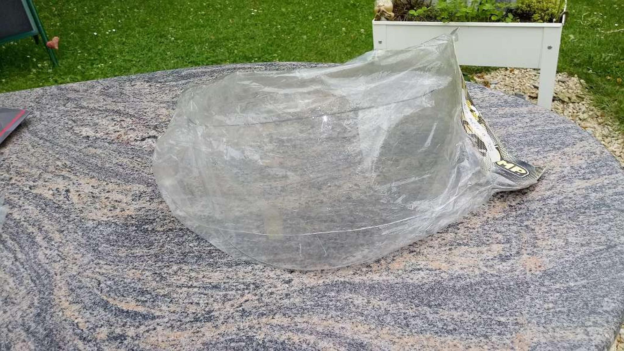 Visier, klar, für OMP Helm Integrale New Plus