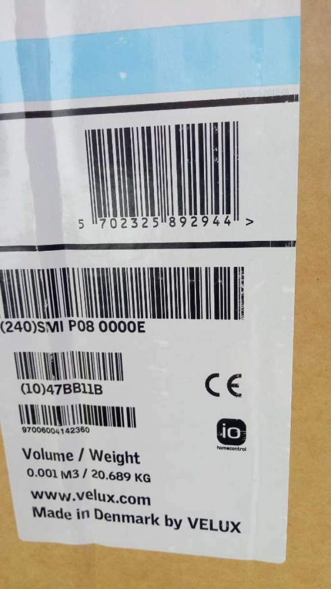 Velux Rolladen SMI P08 0000E aluminium dunkelgrau