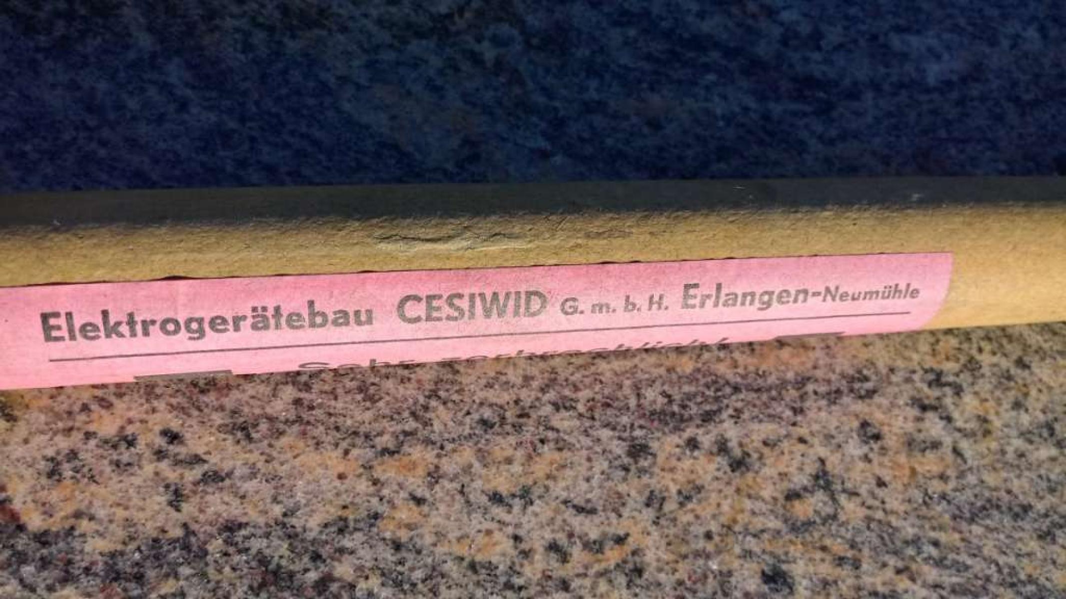 Cesiwid Silit von der Elektrogerätebau GmbH Erlangen Neumühle